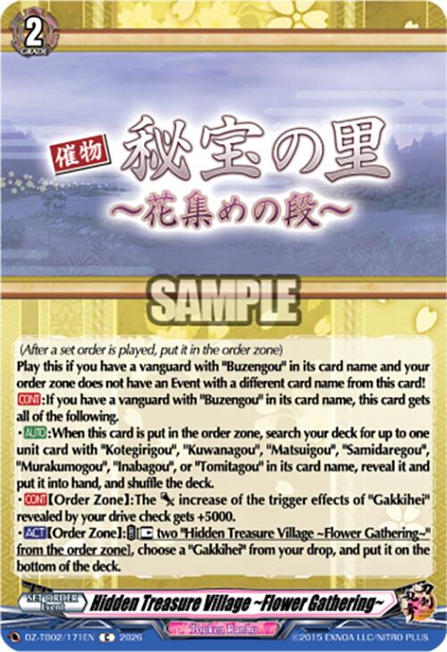 Hidden Treasure Village ~Flower Gathering~ (DZ-TB02/171EN) [Touken Ranbu: ONLINE 2026]
