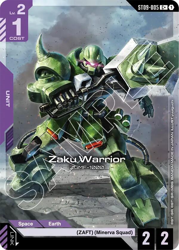 Zaku Warrior ZGMF-1000 [ST09-005] (C+)