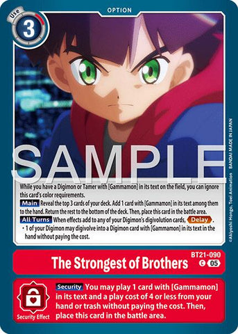 The Strongest of Brothers [BT21-090] (Reprint) [Advanced Booster Digimon Generation]