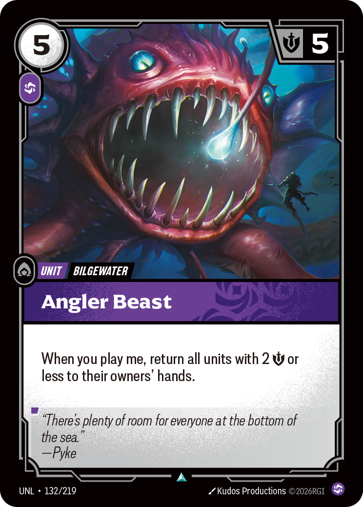 Angler Beast (UNL-132/219) [Riftbound: Unleashed]