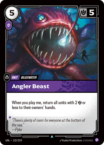 Angler Beast (UNL-132/219) [Riftbound: Unleashed]