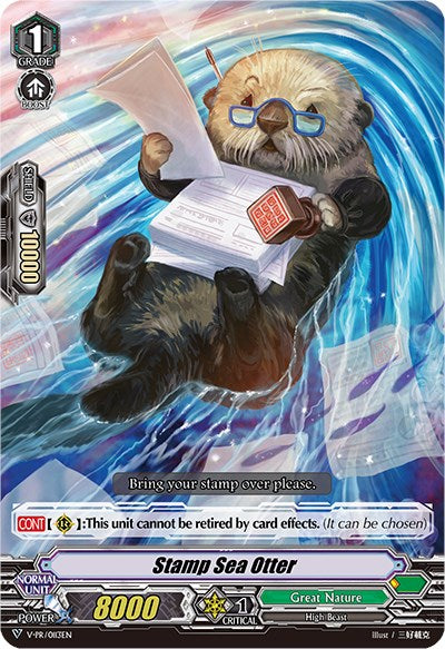 Stamp Sea Otter (Parallel Foil) (V-PR/0113EN) [V Promo Cards]