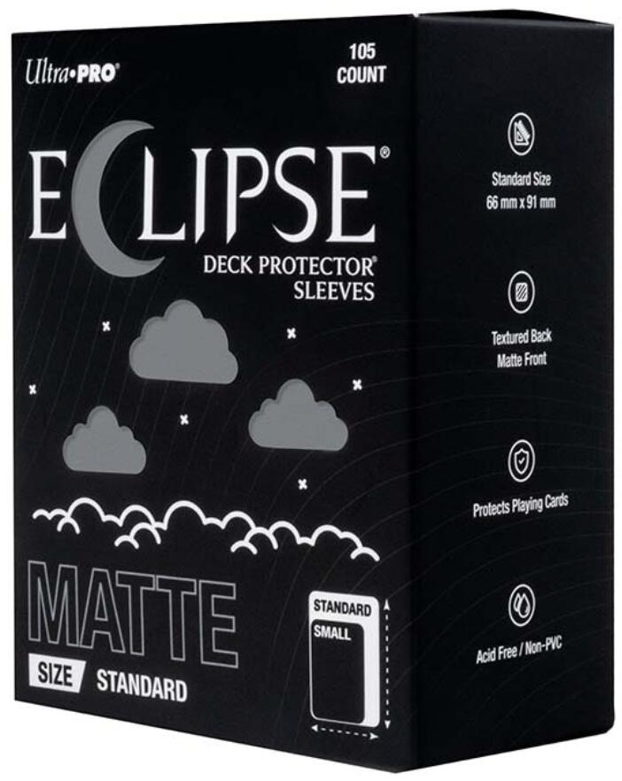 Ultra PRO: Standard 105ct Sleeves - Eclipse Matte (Smoke Grey)
