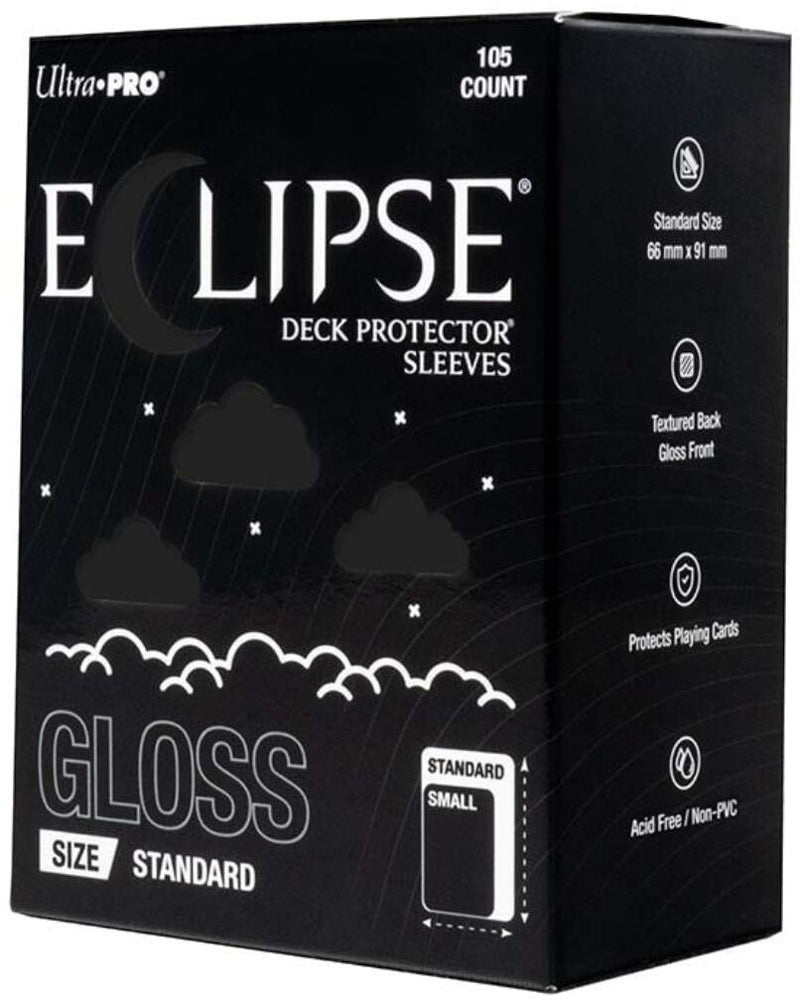 Ultra PRO: Standard 105ct Sleeves - Eclipse Gloss (Jet Black)