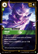Akali, Silent (Alternate Art) (VEN-038a/166) [Riftbound: Vendetta]