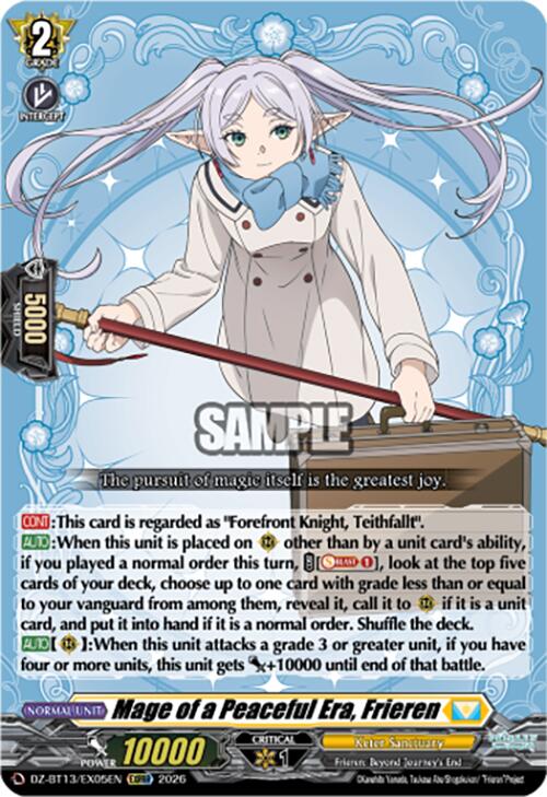 Mage of a Peaceful Era, Frieren (DZ-BT13/EX05EN) [Parallactic Clash]