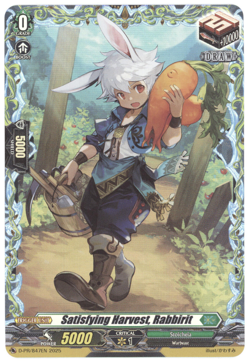 Satisfying Harvest, Rabbirit (D-PR/847EN) [D Promo Cards]