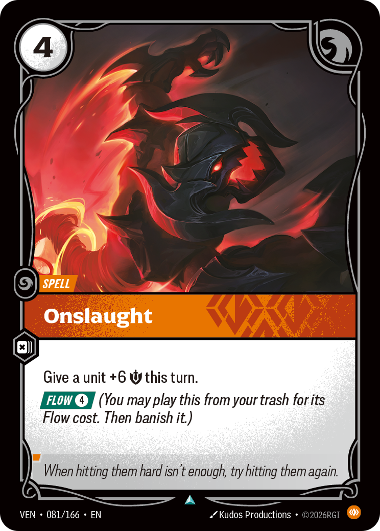 Onslaught (VEN-081/166) [Riftbound: Vendetta]