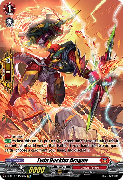 Twin Buckler Dragon (D-BT01/SP26EN) [Genesis of the Five Greats]