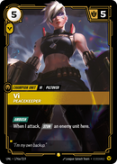 Vi - Peacekeeper (Alternate Art) (UNL-176a/219) [Riftbound: Unleashed]
