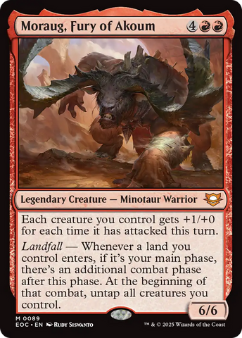 Moraug, Fury of Akoum [Edge of Eternities Commander]