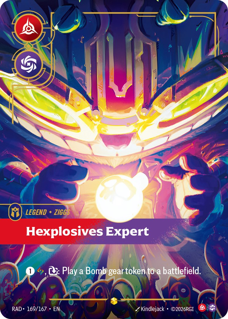 Ziggs - Hexplosives Expert (Signature) (RAD-169*/167) [Riftbound: Radiance]