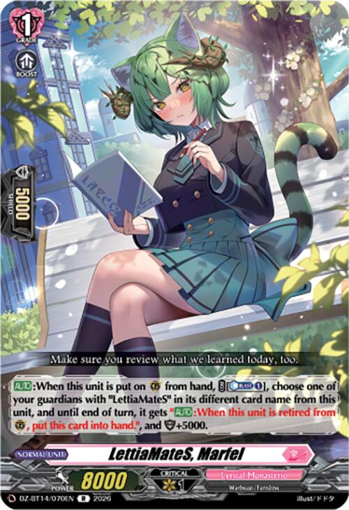 LettiaMateS, Marfel (DZ-BT14/070EN) [Envoys of the Crimson Moon]