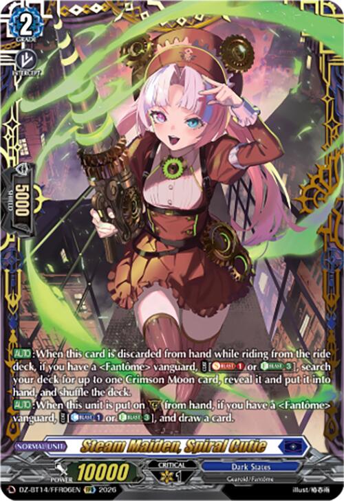 Steam Maiden, Spiral Cutie (DZ-BT14/FFR06EN) [Envoys of the Crimson Moon]