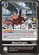 Metal Empire [EX12-072] (Limited Foil) [Digital World Shambala]