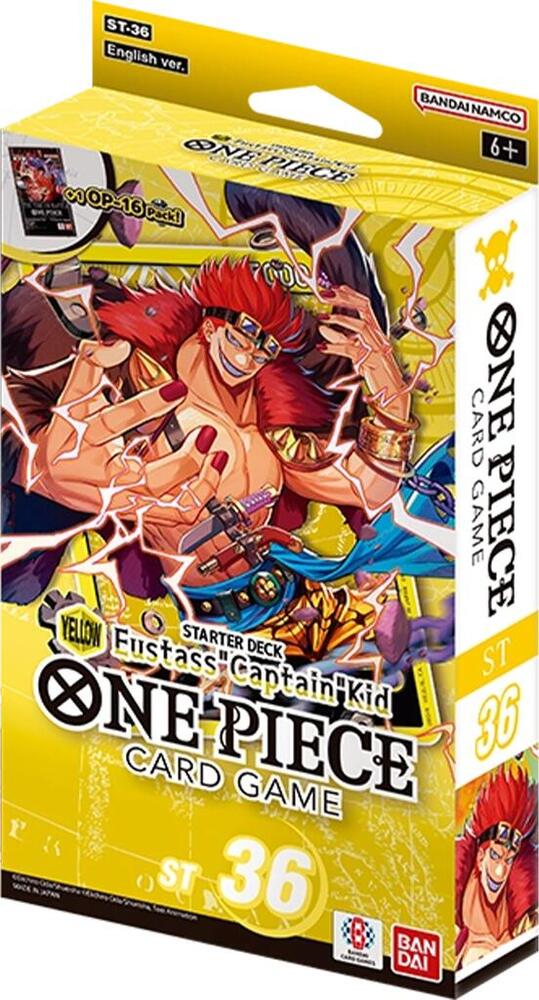 ONE PIECE - ST36 - Yellow - Eustass”Captain”Kid - Starter Deck