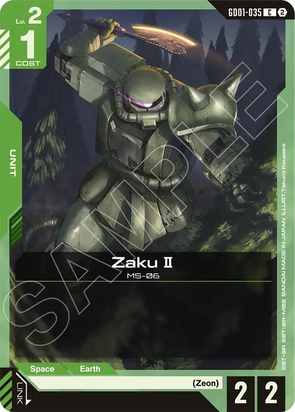 Zaku II MS-06 [GD01-035] (SC01)