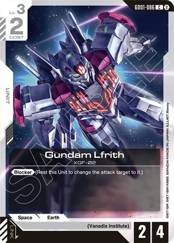 Gundam Lfrith XGF-02 [GD01-086] (SC01)