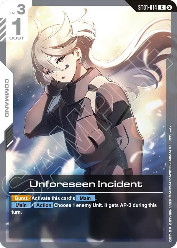 Unforeseen Incident [ST01-014] (SC01)