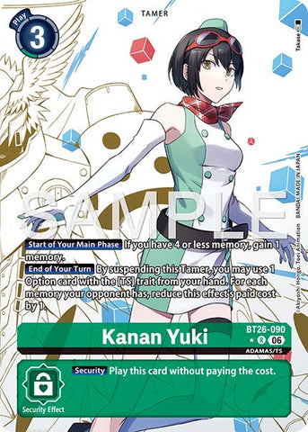 Kanan Yuki [BT26-090] (Alternate Art) [Timeless Bonds]
