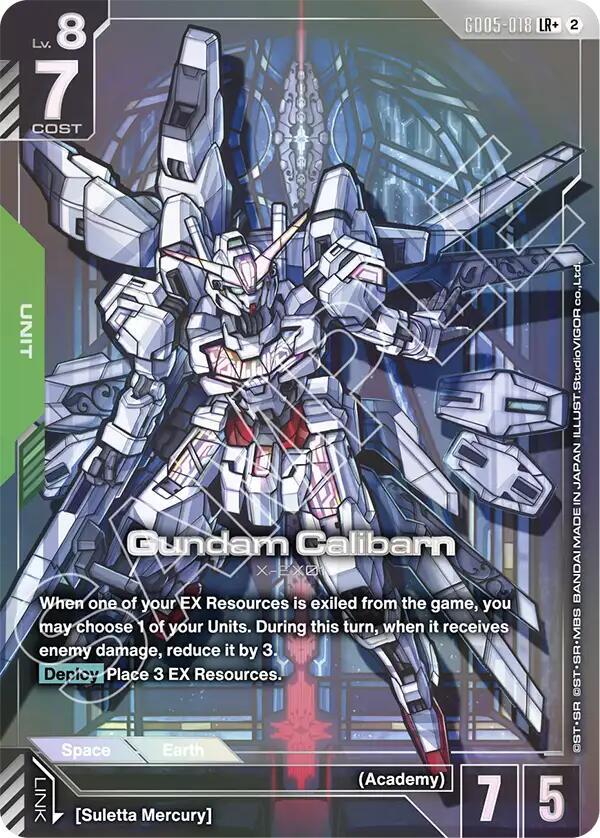 Gundam Calibarn X-EX01 [GD05-018] (LR+)