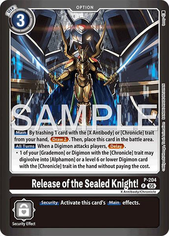 Release of the Sealed Knight! [P-204] [Limited Card Pack -Final Crest-]