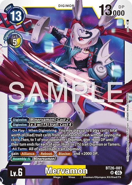 Mervamon [BT26-081] [Timeless Bonds]
