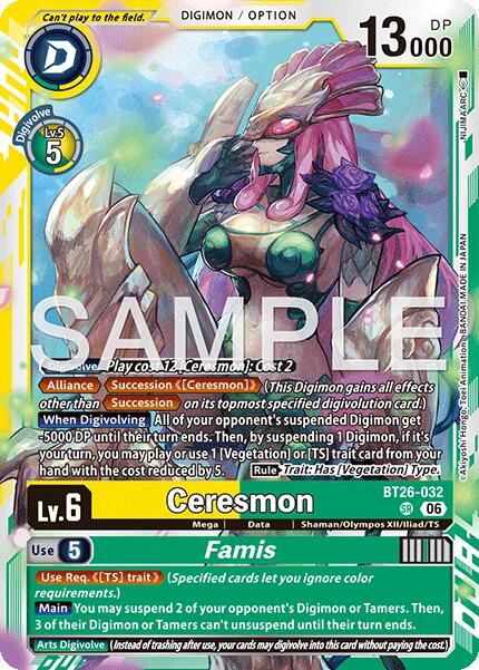 Ceresmon // Famis [BT26-032] [Timeless Bonds]