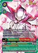 Rosemon: Burst Mode // Aguichant Levres [BT26-050] [Timeless Bonds]