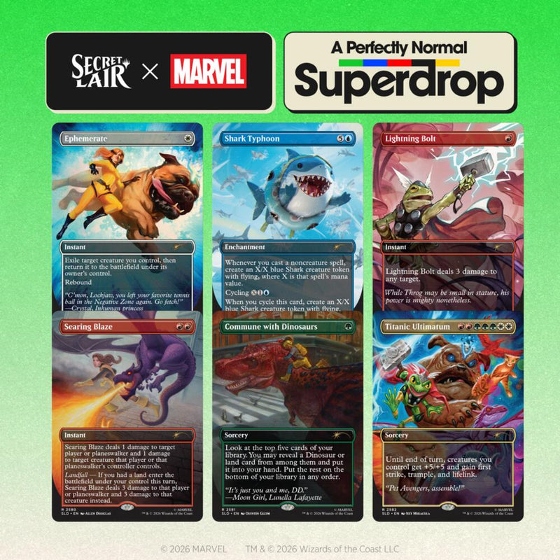 MTG - Secret Lair x Marvel: Earth's Mightiest Pets - Non Foil