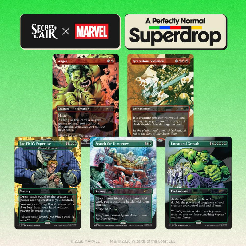 MTG - Secret Lair x Marvel: Hulk Smash! - Non Foil
