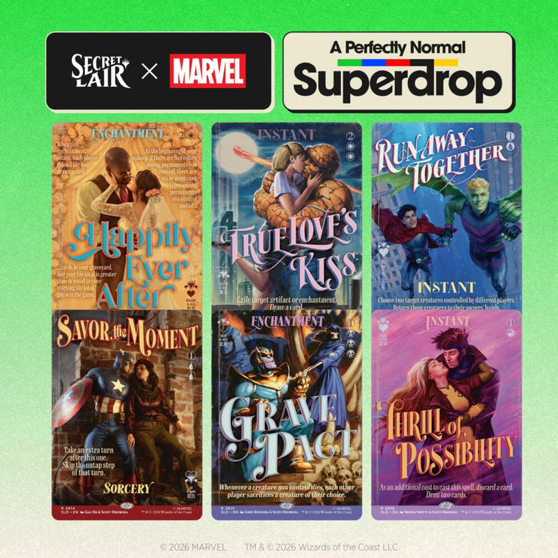 MTG - Secret Lair x Marvel: True Believers in Love - Non Foil