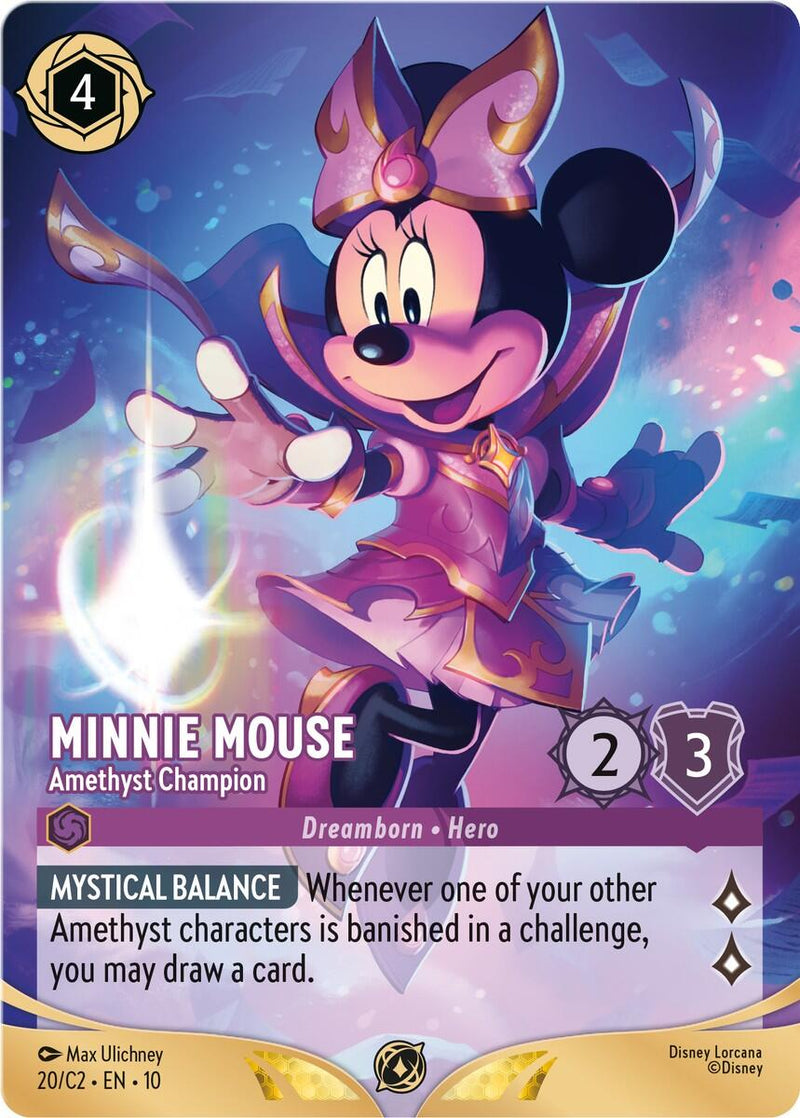 Minnie Mouse - Amethyst Champion (20) [Promo Cards]