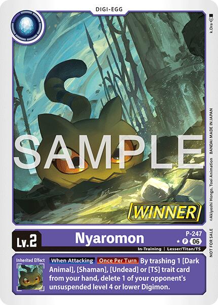 Nyaromon [P-247] (Official Store Tournament 2026 Vol. 4 Winner) [Promotional Cards]