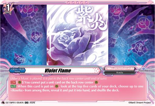 Violet Flame (DZ-TBP01/054EN) [BanG Dream! Girls Band Party!]