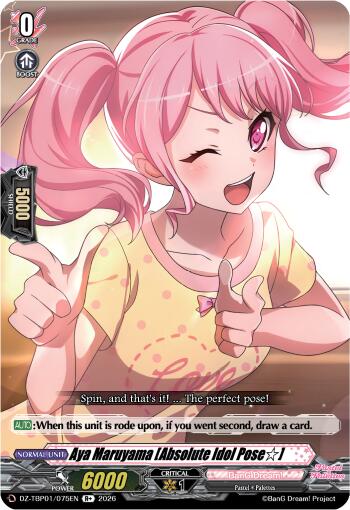 Aya Maruyama [Absolute Idol Pose] (DZ-TBP01/075EN) [BanG Dream! Girls Band Party!]