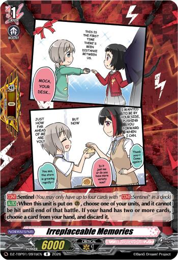 Irreplaceable Memories (B) (DZ-TBP01/091bEN) [BanG Dream! Girls Band Party!]