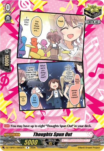 Thoughts Spun Out (A) (DZ-TBP01/095aEN) [BanG Dream! Girls Band Party!]