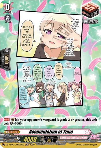 Accumulation of Time (C) (Holo Rare) (DZ-TBP01/H03cEN) [BanG Dream! Girls Band Party!]