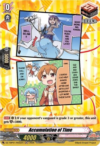 Accumulation of Time (E) (Holo Rare) (DZ-TBP01/H03eEN) [BanG Dream! Girls Band Party!]