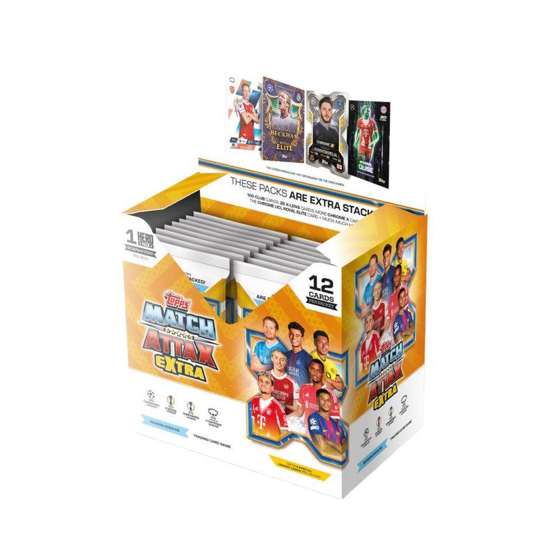Topps - 2025-26 Match Attax Extra UEFA Champion's League Soccer - Booster Box