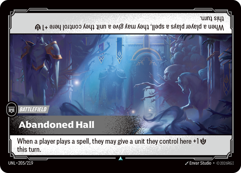 Abandoned Hall (UNL-205/219) [Riftbound: Unleashed]