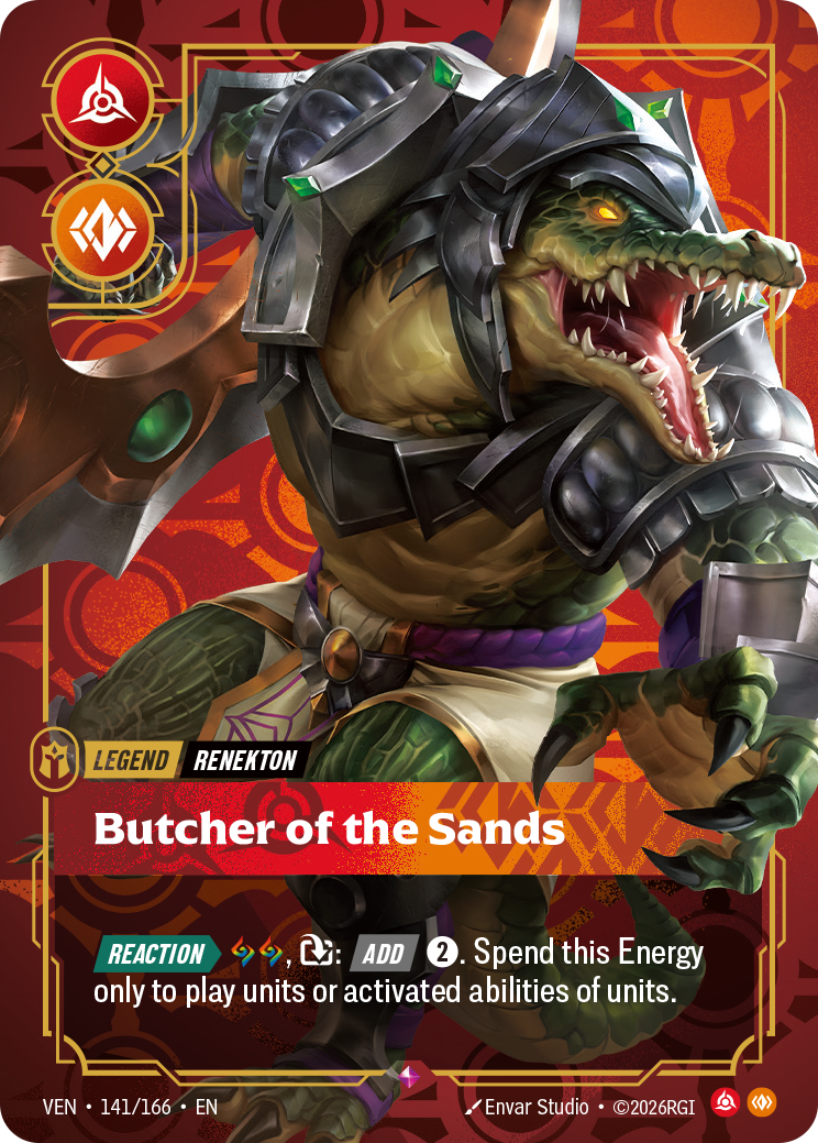 Renekton - Butcher of the Sands (VEN-141/166) [Riftbound: Vendetta]