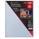 Ultra PRO: Toploader - 8-1/2" x 11" (25ct - Standard)