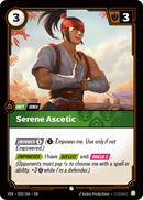 Serene Ascetic (VEN-030/166) [Riftbound: Vendetta]