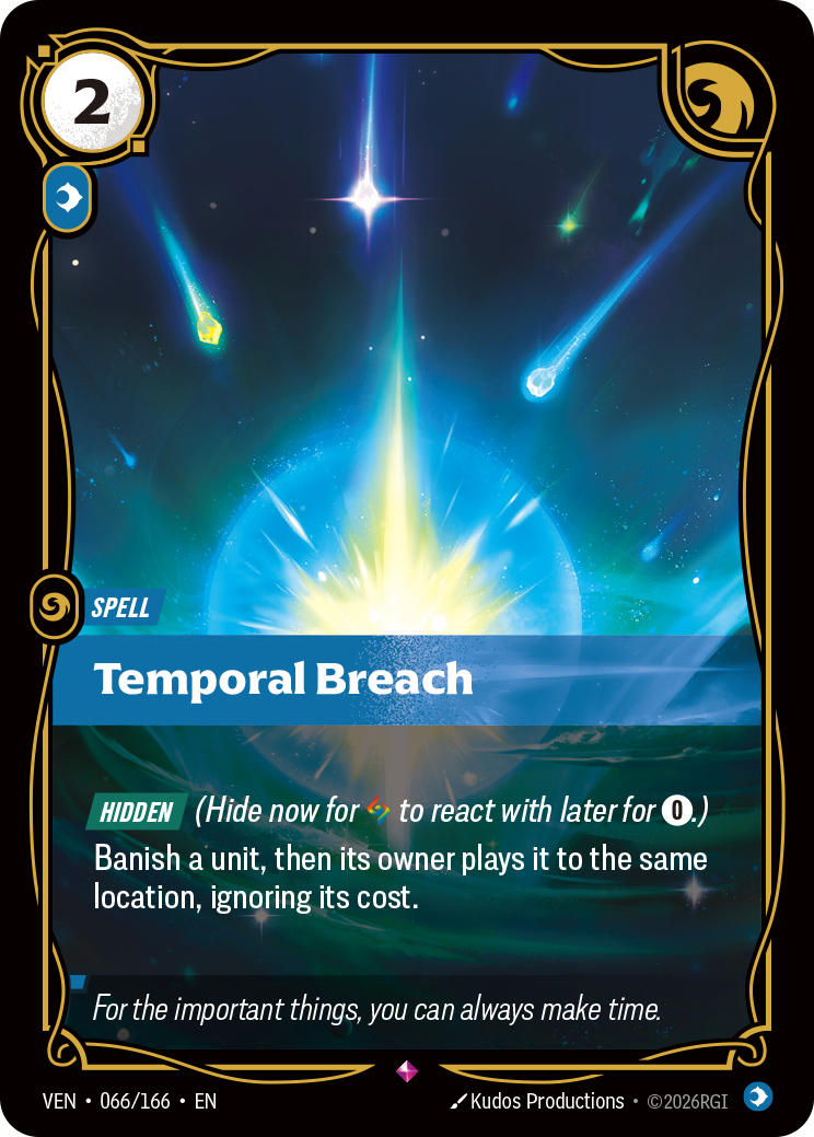 Temporal Breach (VEN-066/166) [Riftbound: Vendetta]