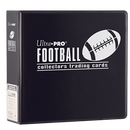 Ultra PRO: 3-Ring Binder - Football (Black)