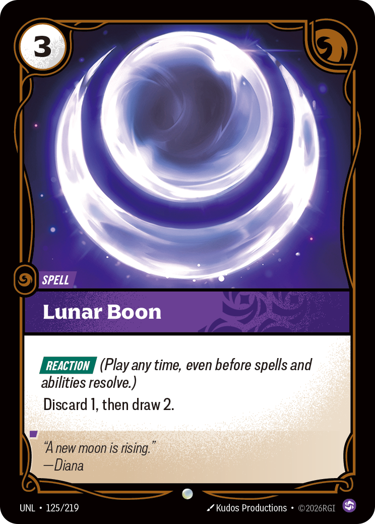 Lunar Boon (UNL-125/219) [Riftbound: Unleashed]