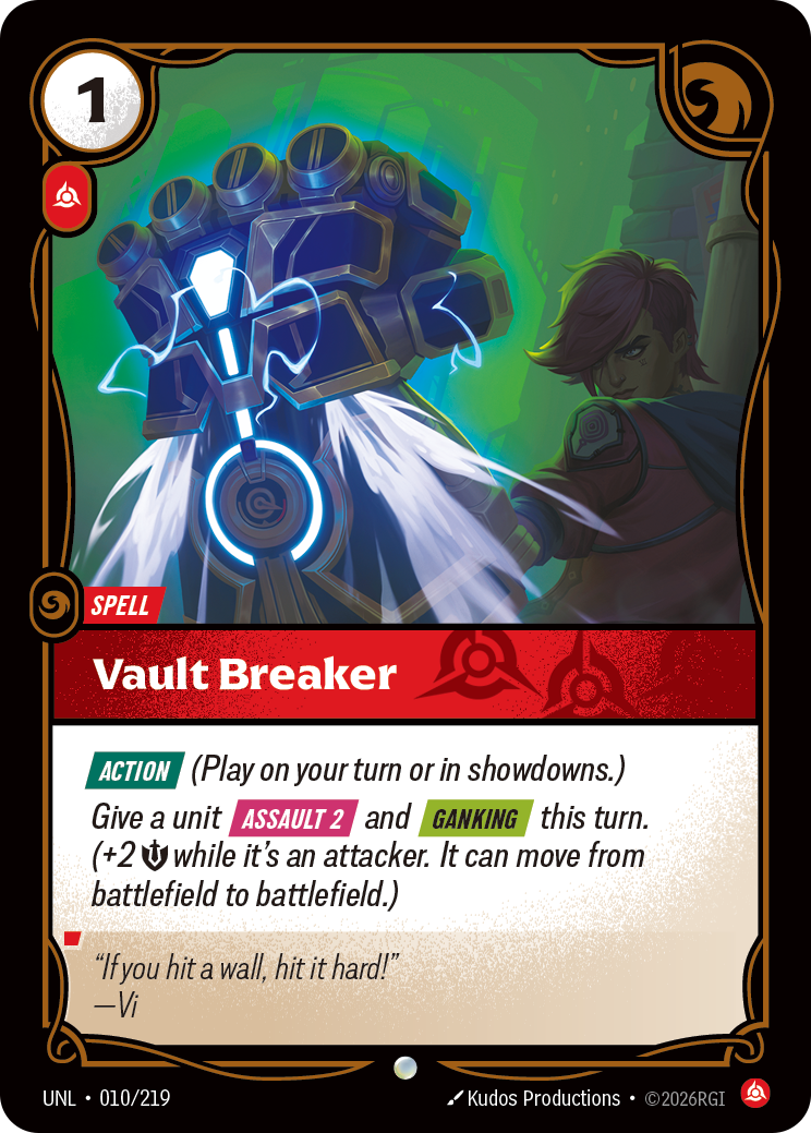 Vault Breaker (UNL-010/219) [Riftbound: Unleashed]