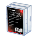 Ultra Pro - 25 Count - 2 Piece Plastic Box (2 Pack)